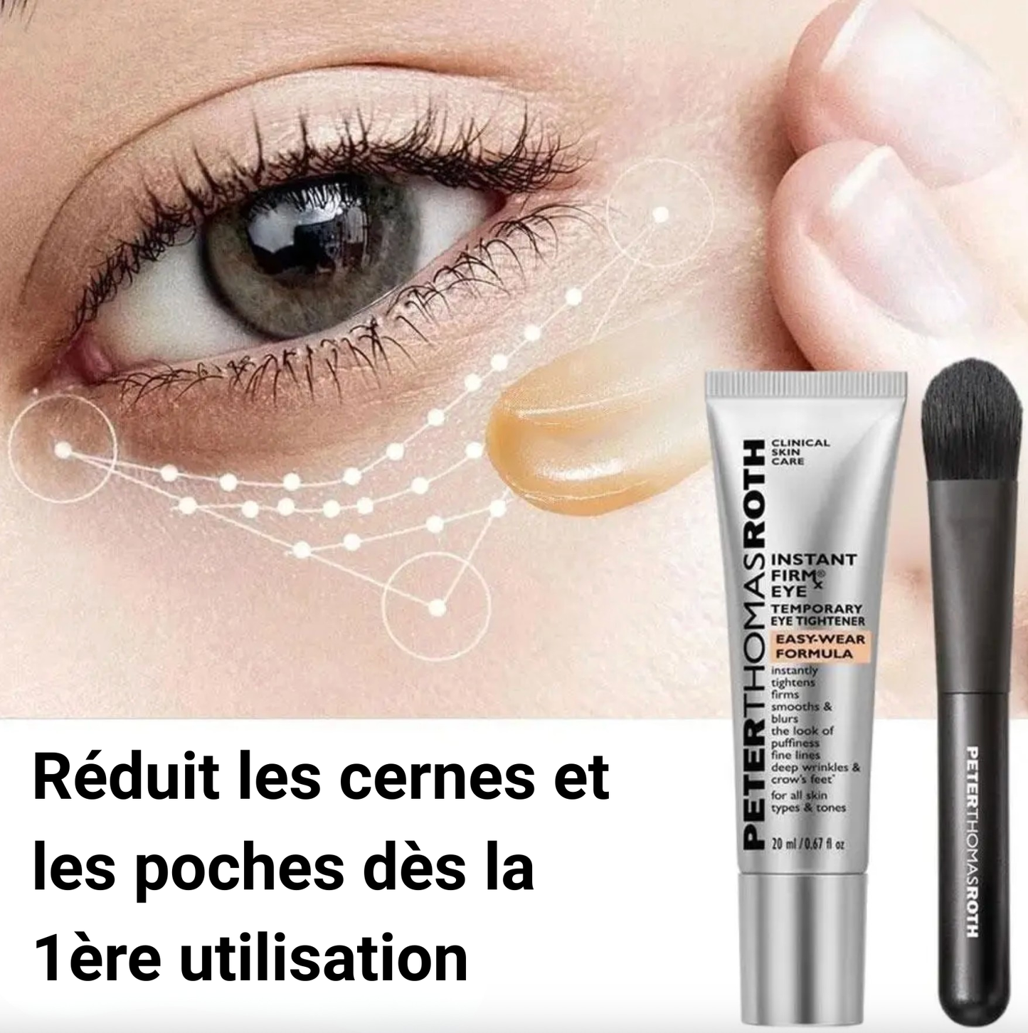 Nivela — Le correcteur de cernes instantané qui illumine le regard et lisse les signes de fatigue dès l’application.